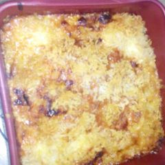 A picture of Mexican chicken and rice casserole.