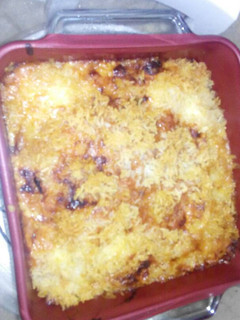 A picture of Mexican chicken and rice casserole.