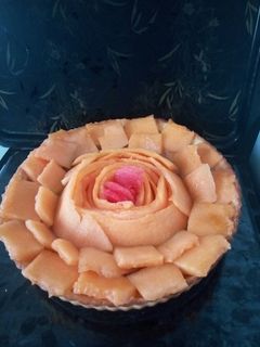 صورة لوصفة تارت بالبطيخ الاصفر - au melon