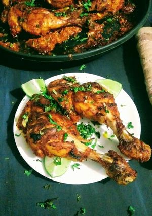 A picture of Chicken Tangdi kabab.