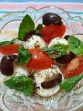 Ensalada caprese - mediterránea