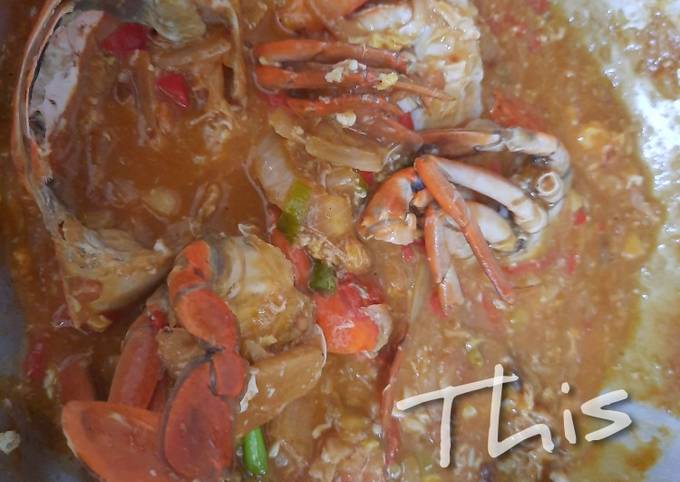 Kepiting Saus Asam Manis Sederhana