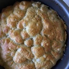 Easy overnight focaccia A picture of Easy overnight focaccia.