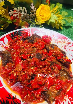 Foto resep Dendeng balado minang(padang)