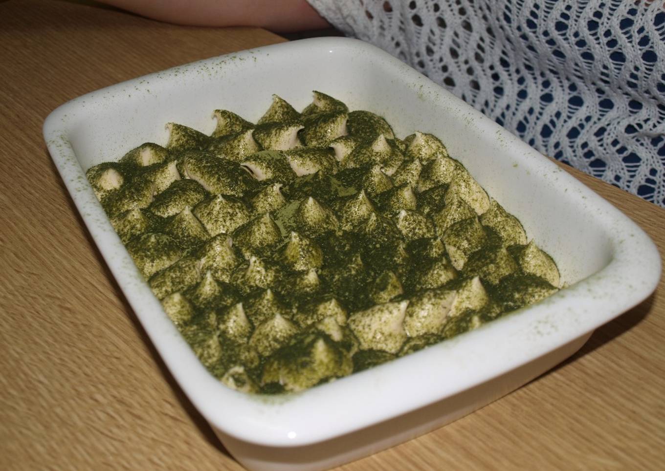 Tiramisú de matcha