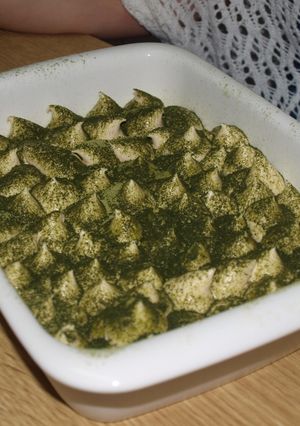 Una foto de Tiramisú de matcha