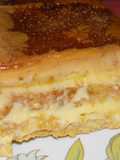 Tarantella de pan integral y manzanas