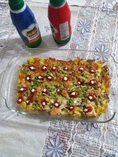 عکسی از دستور سیب زمینی پنیری🍟🧀