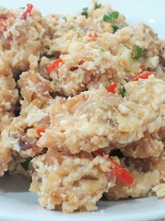 Foto resep Cumi Crispy Saos telur asin