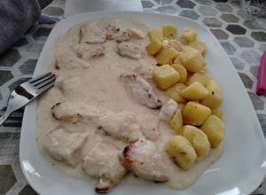 Foto principal de Pollo en salsa de queso Thermomix