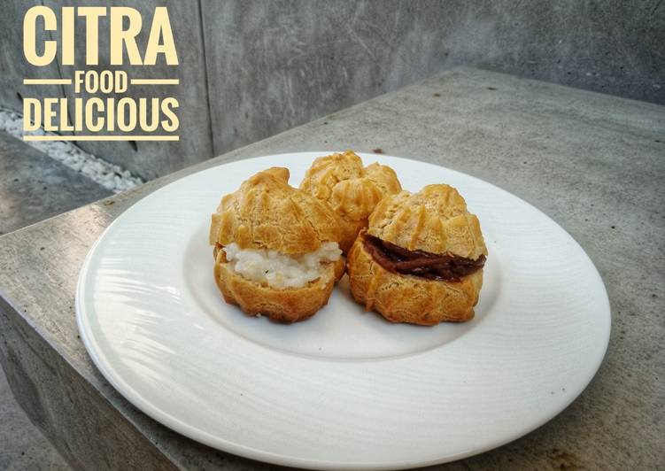 Kue Soes Vla Vanilla Simple