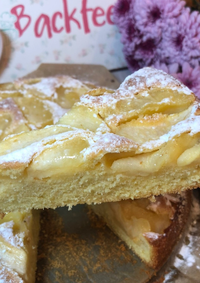 Apfelkompott-Kuchen Rezepthauptbild
