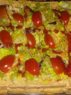 Una foto de Tarta vegetal San Román