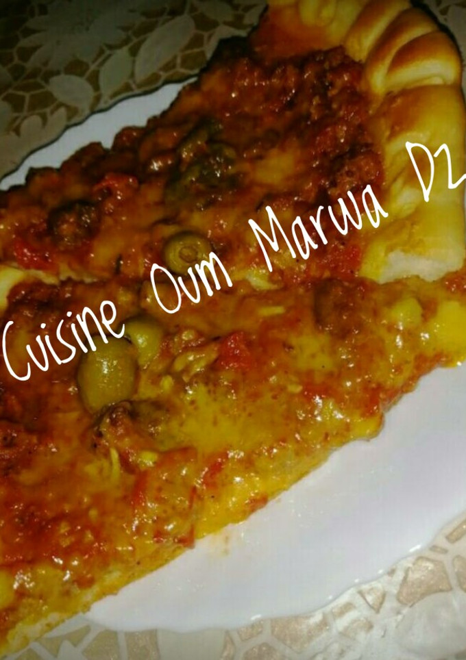 صورة لوصفة بيتزا خفيفة 🍕