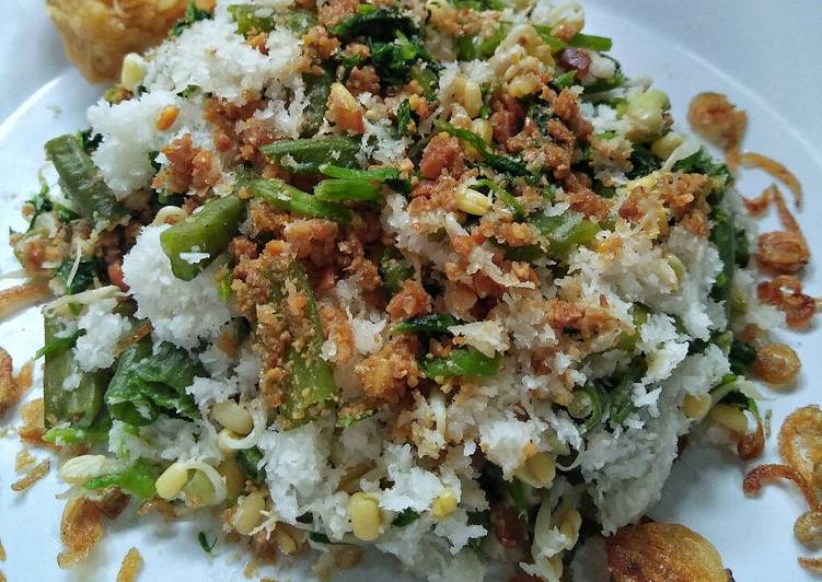 Urap daun hijau…Sarapan Diet tuk si GEMUK#food comb1/5#