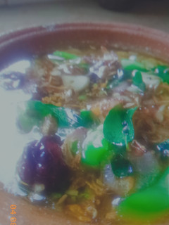 A picture of Hyderabadi daal gosht.