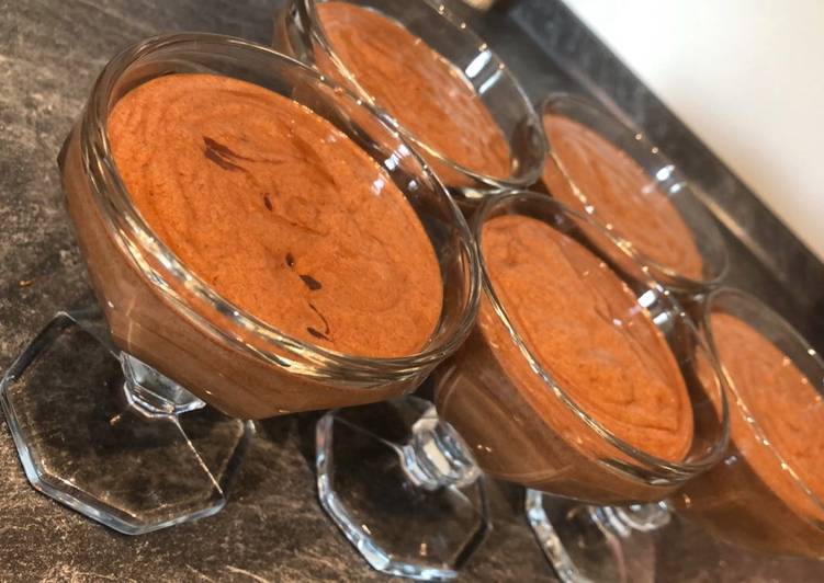 Comment Cuisiner Mousse au chocolat healthy