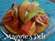 Una foto de salsa para picadas con mayonesa