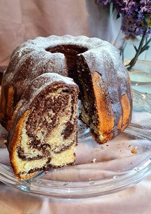 ⚪️ Márványkuglóf ⚫️ recept fotója