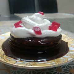 A picture of No bake mini cake.