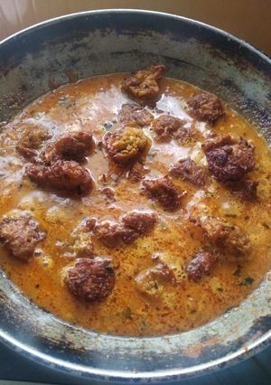 A picture of Lauki kofta.