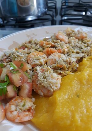 Foto de Moqueca de Siri Catado com Camarão