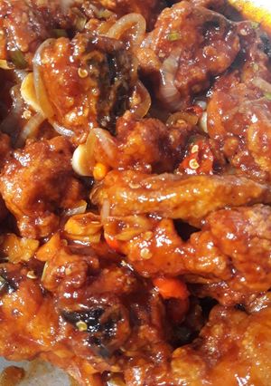 Foto resep Ayam goreng saus madu