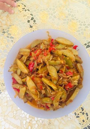 Foto resep Jengkol tumis ikan asin