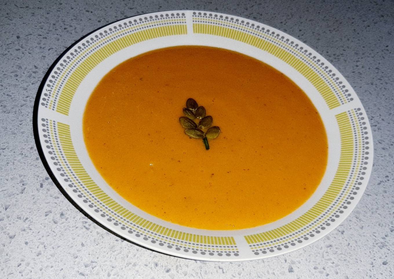 Crema de Zanahoria y Zapallo camote