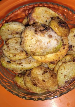 A picture of Arbi fry Colocasia .