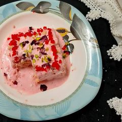 A picture of Rose Bread Pudding.