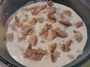 Una foto de pay de limón sin leche condensada