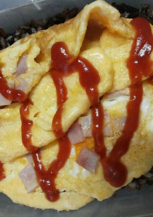 รูปของ ข้าวไข่ข้นแฮม