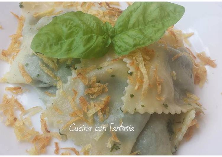 Ravioli  con spinaci e patate