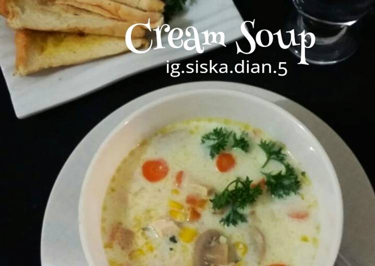 Resep Sup krim creamy, Bisa Manjain Lidah