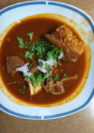 Una foto de Birria casera
