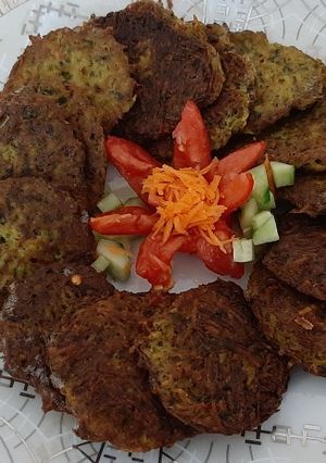 عکسی از دستور کوکو سبزیجات