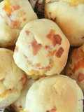Pancitos con jamón y queso