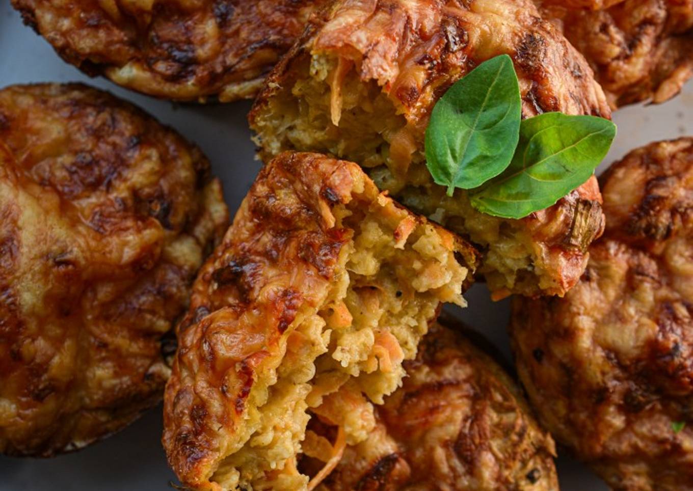 Cheese & Onion Oat 'Muffins'