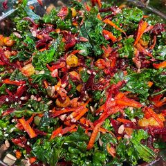 Rainbow salad 🌈 A picture of Rainbow salad 🌈.