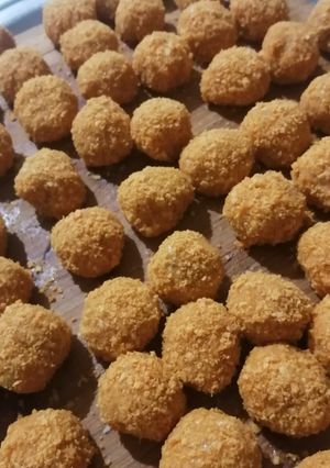 صورة لوصفة كرات دجاج محشيه جبنه