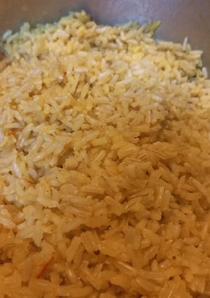 A picture of Saffron Brown Rice.