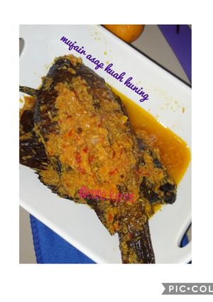 Foto resep 86. Ikan mujair asap kuah kuning