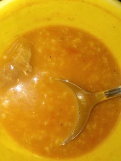 صورة لوصفة شوربة كويكر باللحم