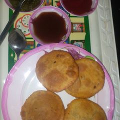 Pyaz ki kachori A picture of Pyaz ki kachori.