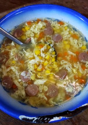 Foto resep Sop Jagung Sosis