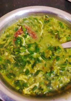 A picture of Dal bhaji.