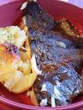 Rodaballo con Patatas Panaderas