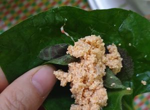 Hình của món Trứng cá om mẻ.