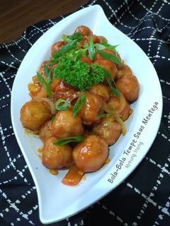 Foto resep Bola-Bola Tempe Saus Mentega